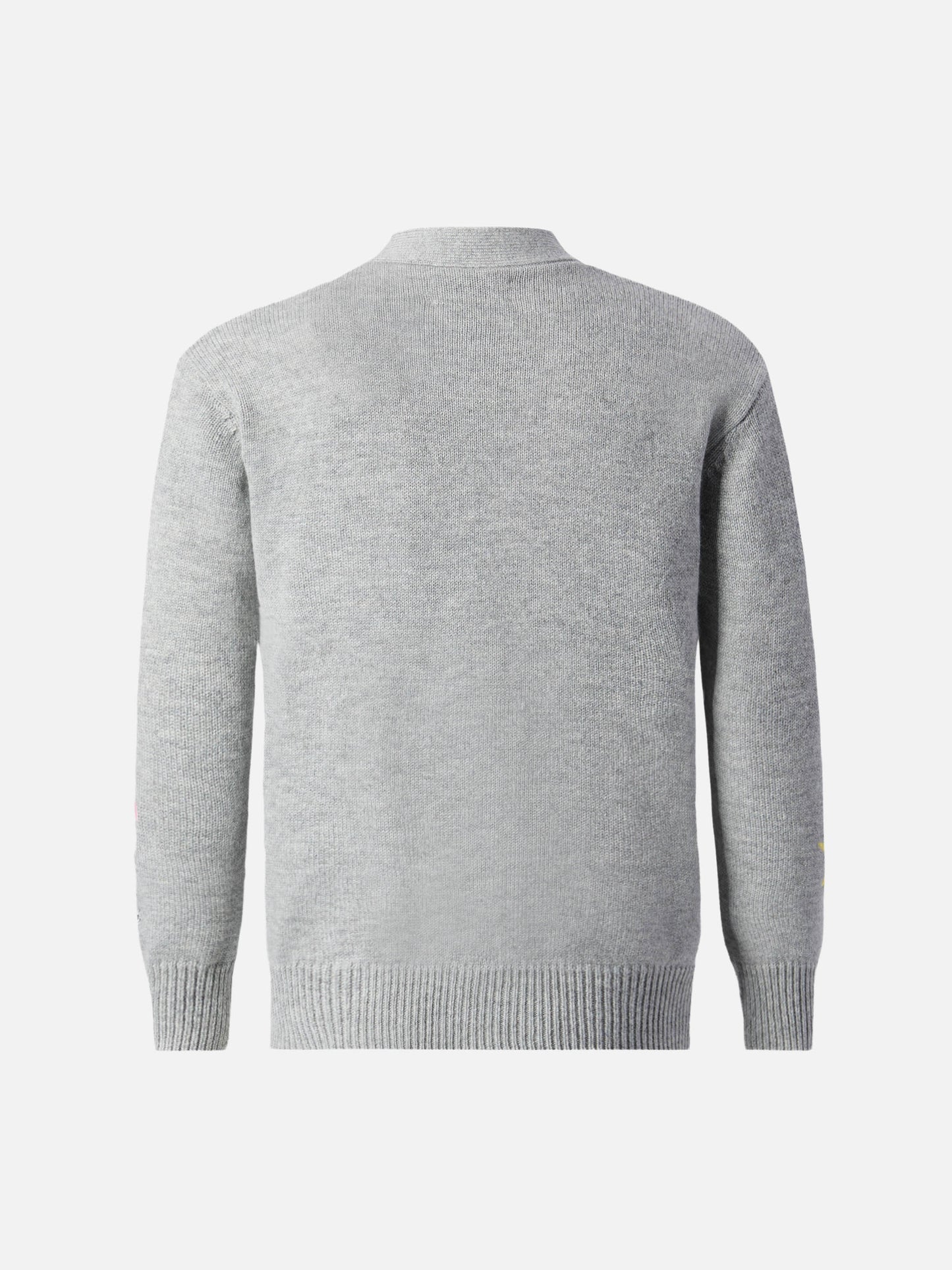 Sasi Jr cashmere-blend V-neck cardigan with Tweety and Sylvester jacquard | WARNER BROS SPECIAL EDITION