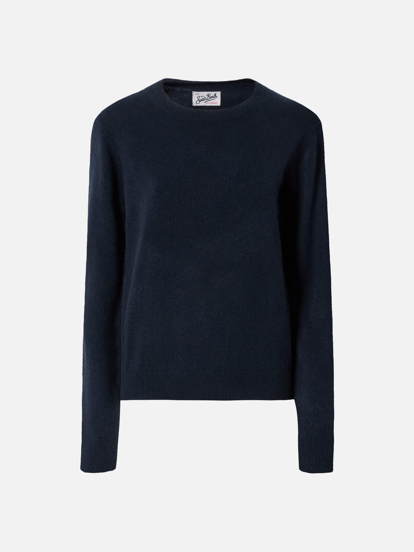 100% CASHMERE Sorbonne sweater in navy blue