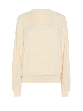 Stardust beige terry cotton sweatshirt - MC2 Saint Barth