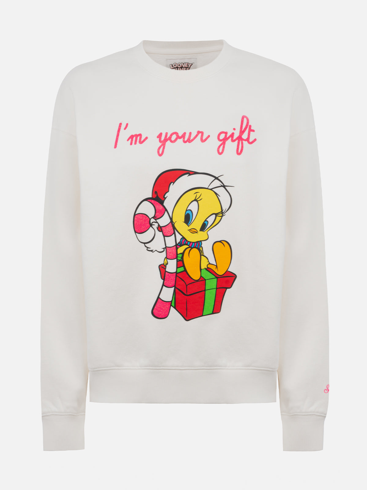 Damen Fleece-Sweatshirt mit Tweety-Aufdruck | WARNER BROS