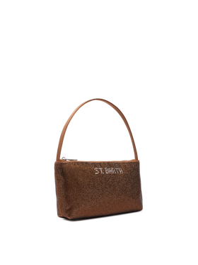 Mini bag Strassy with brown rhinestones - MC2 Saint Barth