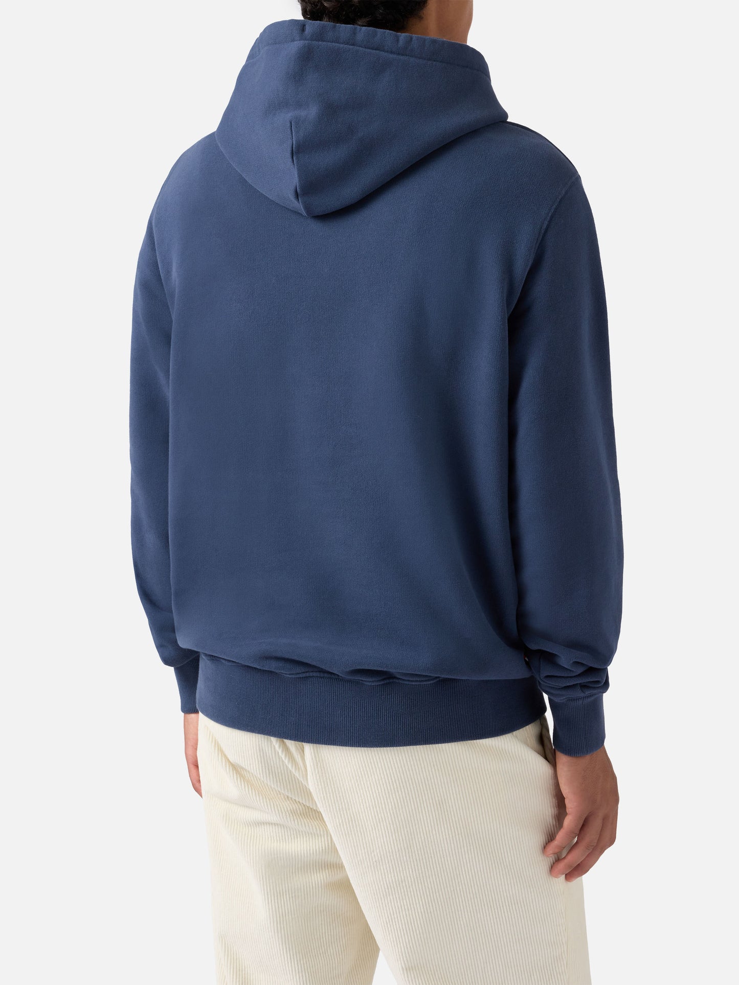 Tribeca cotton hoodie in blue with Vacanze di Natale embroidery | VACANZE DI NATALE SPECIAL EDITION