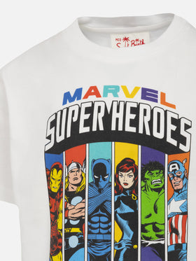 Boy cotton t-shirt with Marvel super heroes print | MARVEL SPECIAL EDITION - MC2 Saint Barth