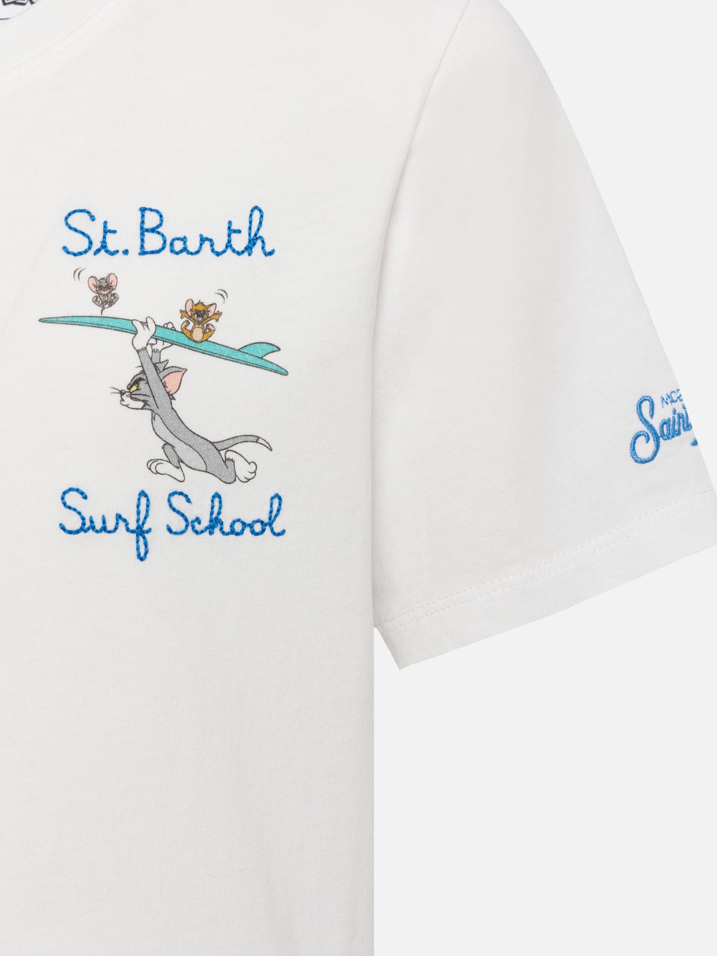 Cotton t-shirt with Tom & Jerry print | WARNER BROS SPECIAL EDITION - MC2 Saint Barth