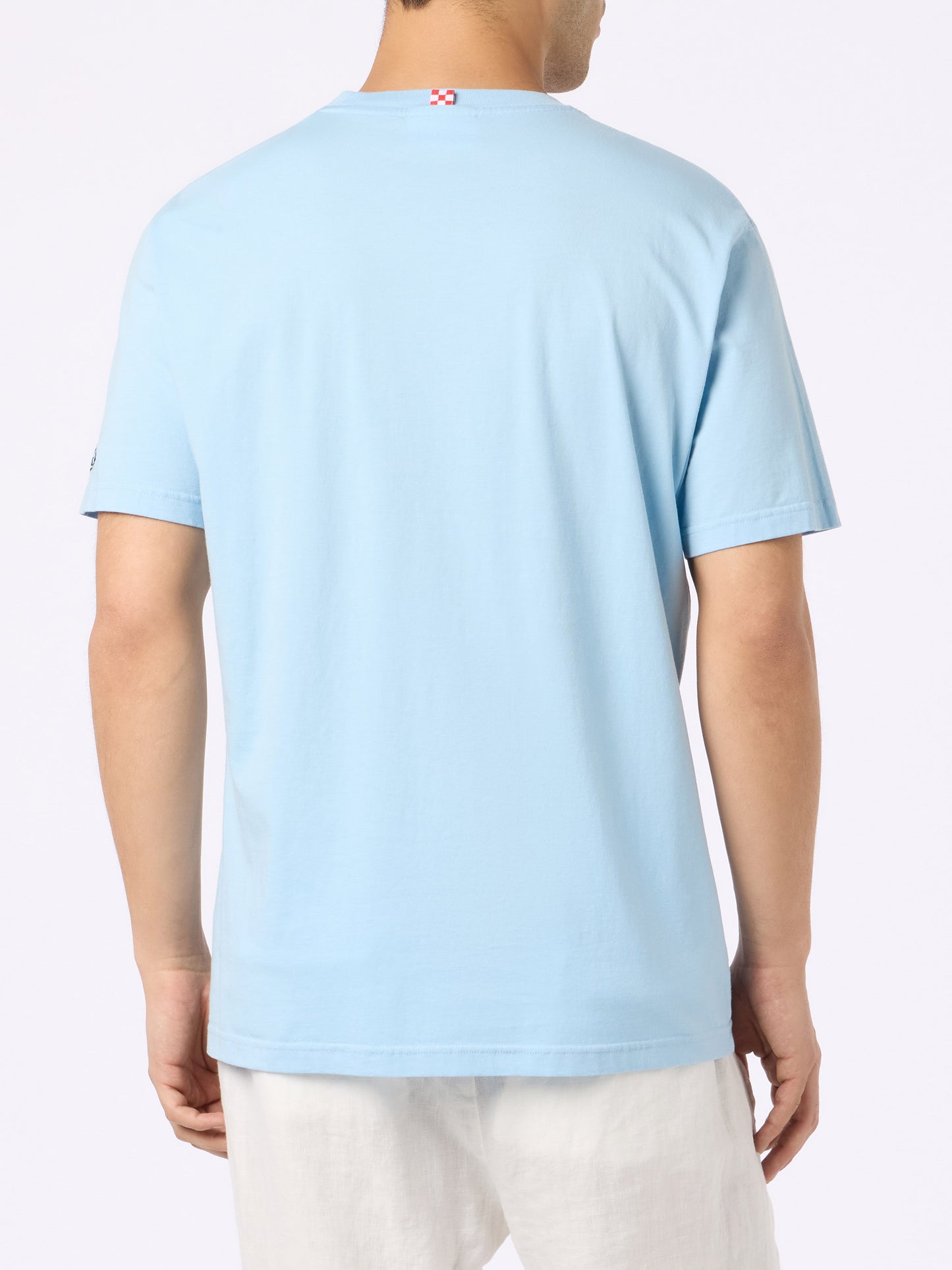 Man t-shirt with Big Babol crab placed print and embroidery | BIG BABOL SPECIAL EDITION - MC2 Saint Barth