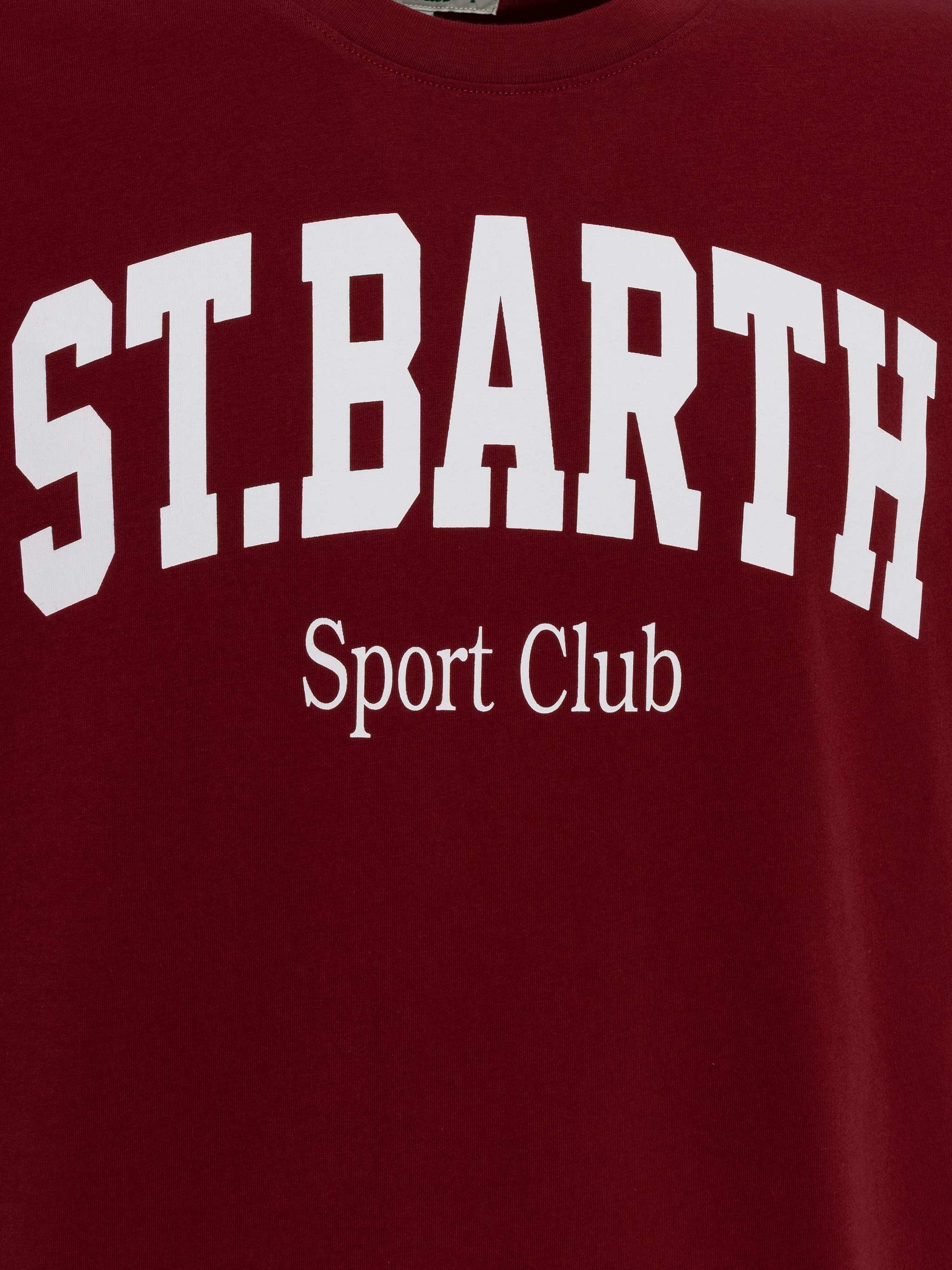 Cotton T-shirt with St. Barth Sport Club print - MC2 Saint Barth