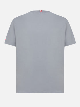 Cotton T-shirt with tequila social club embroidery - MC2 Saint Barth