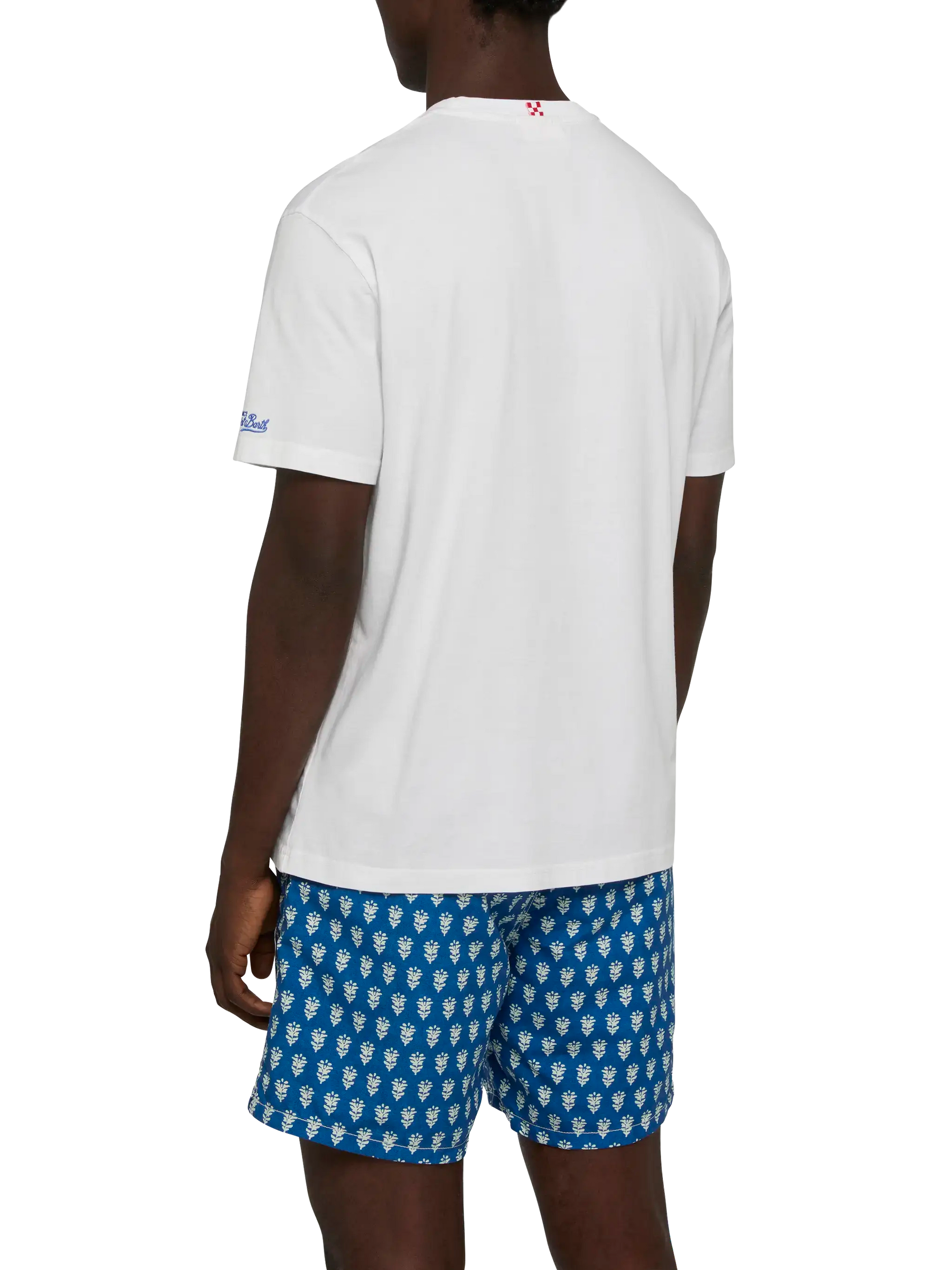 Cotton T-shirt with Gintleman print - MC2 Saint Barth