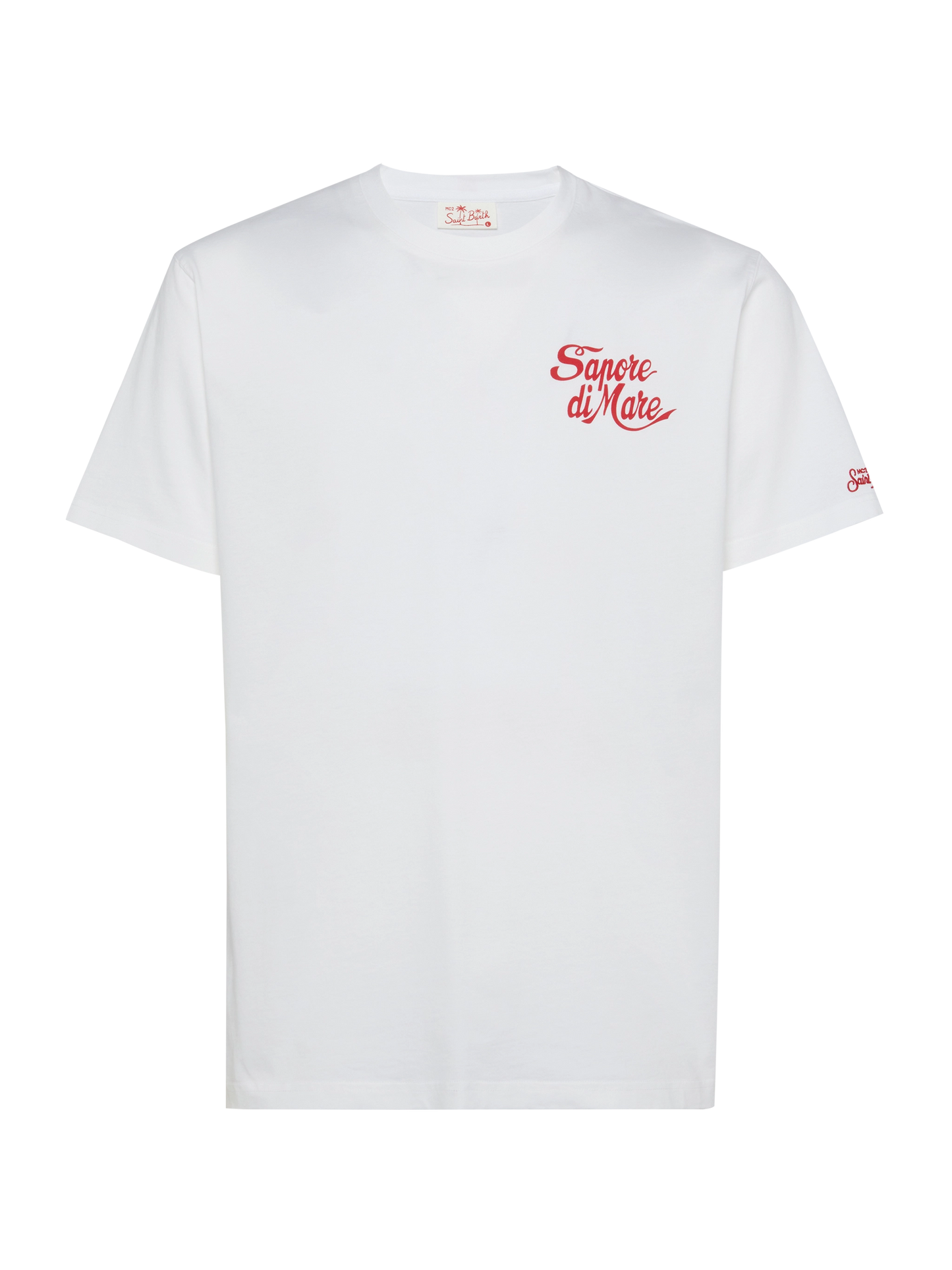 Cotton T-shirt with Forte dei Marmi 83 print | SAPORE DI MARE SPECIAL EDITION - MC2 Saint Barth
