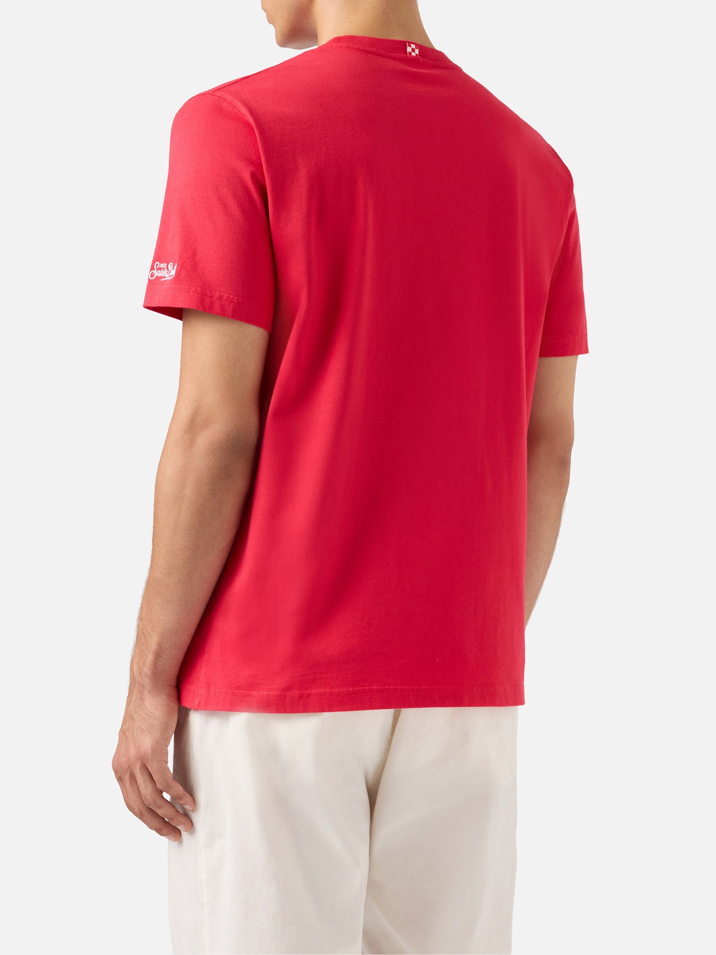 T-shirt in cotone con stampa logo Ducati Meccanica | DUCATI MOTORS® SPECIAL EDITION