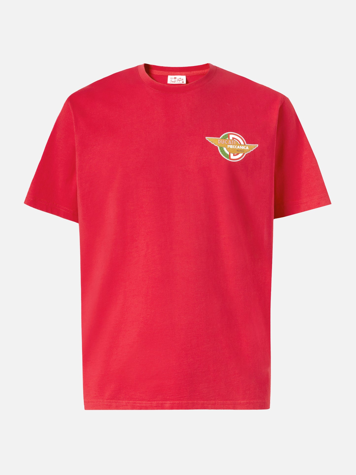 Baumwoll-T-Shirt mit Ducati Meccanica Logo-Print | DUCATI MOTORS® SPECIAL EDITION