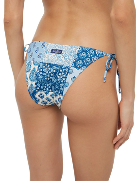 Triangle bikini Leah Virgo with floral patch print - MC2 Saint Barth