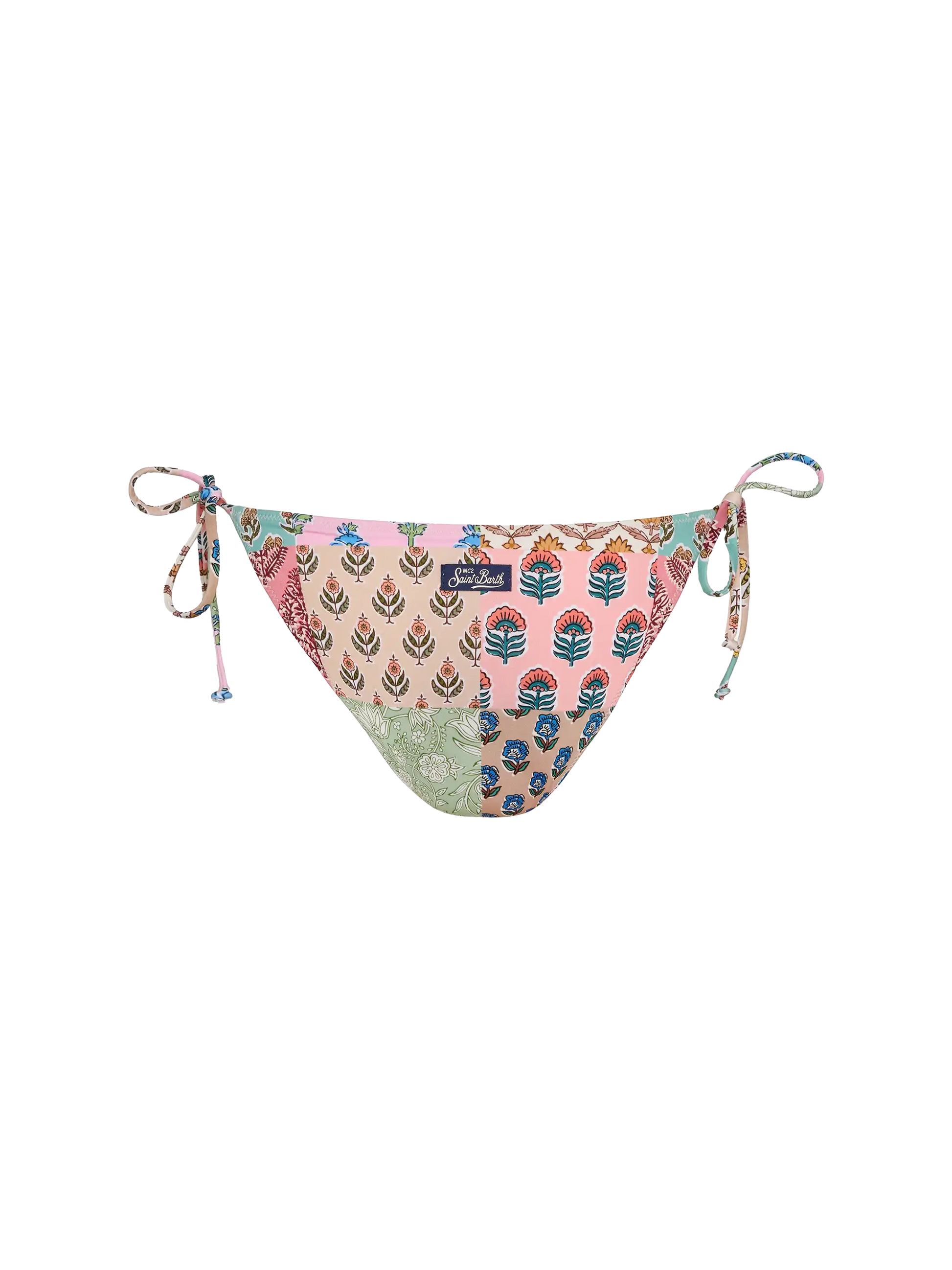 Virgo classic swim briefs with floral patch print - MC2 Saint Barth