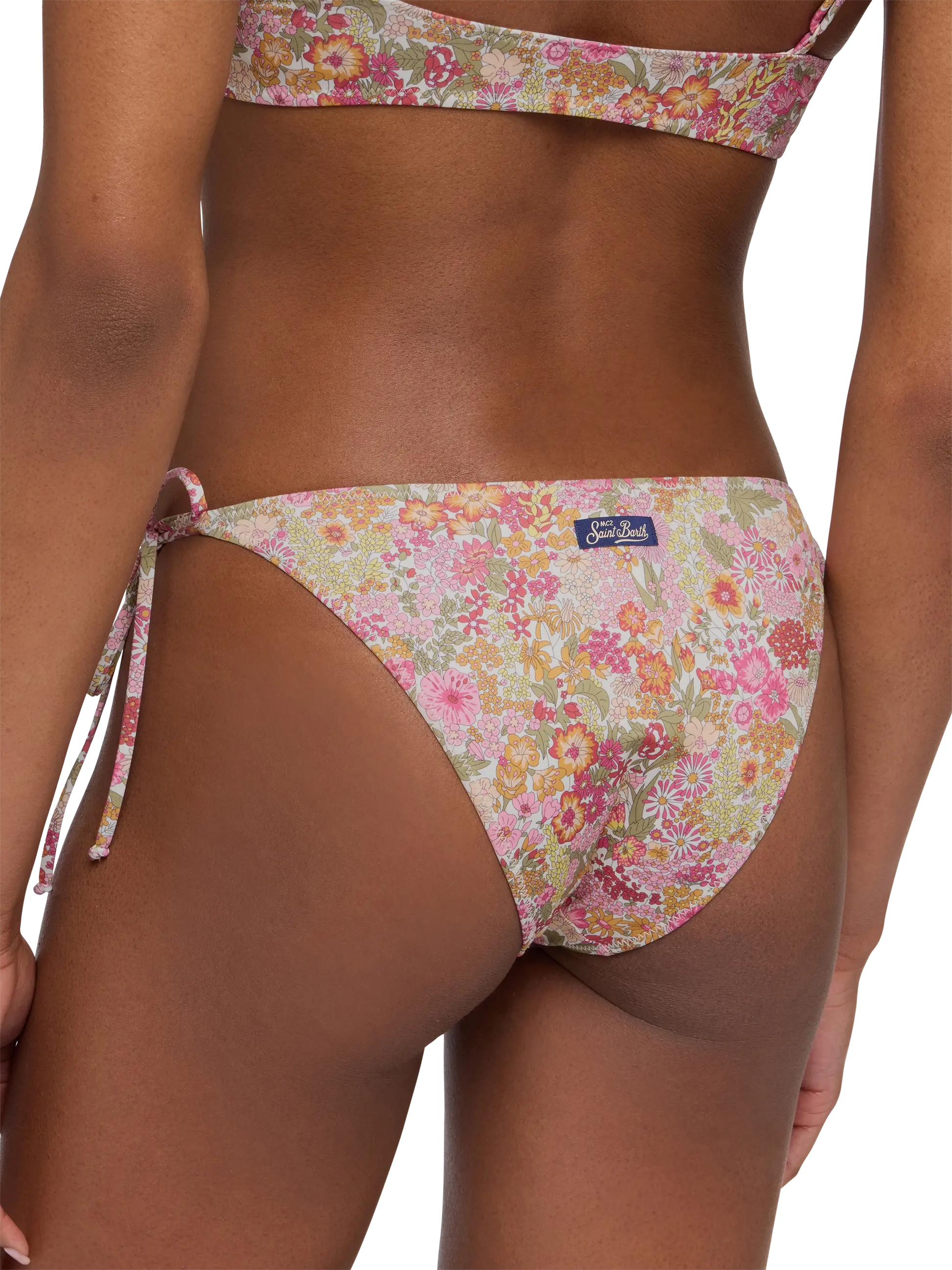 Virgo classic swim briefs with Margaret annie print | MADE WITH LIBERTY FABRIC - MC2 Saint Barth