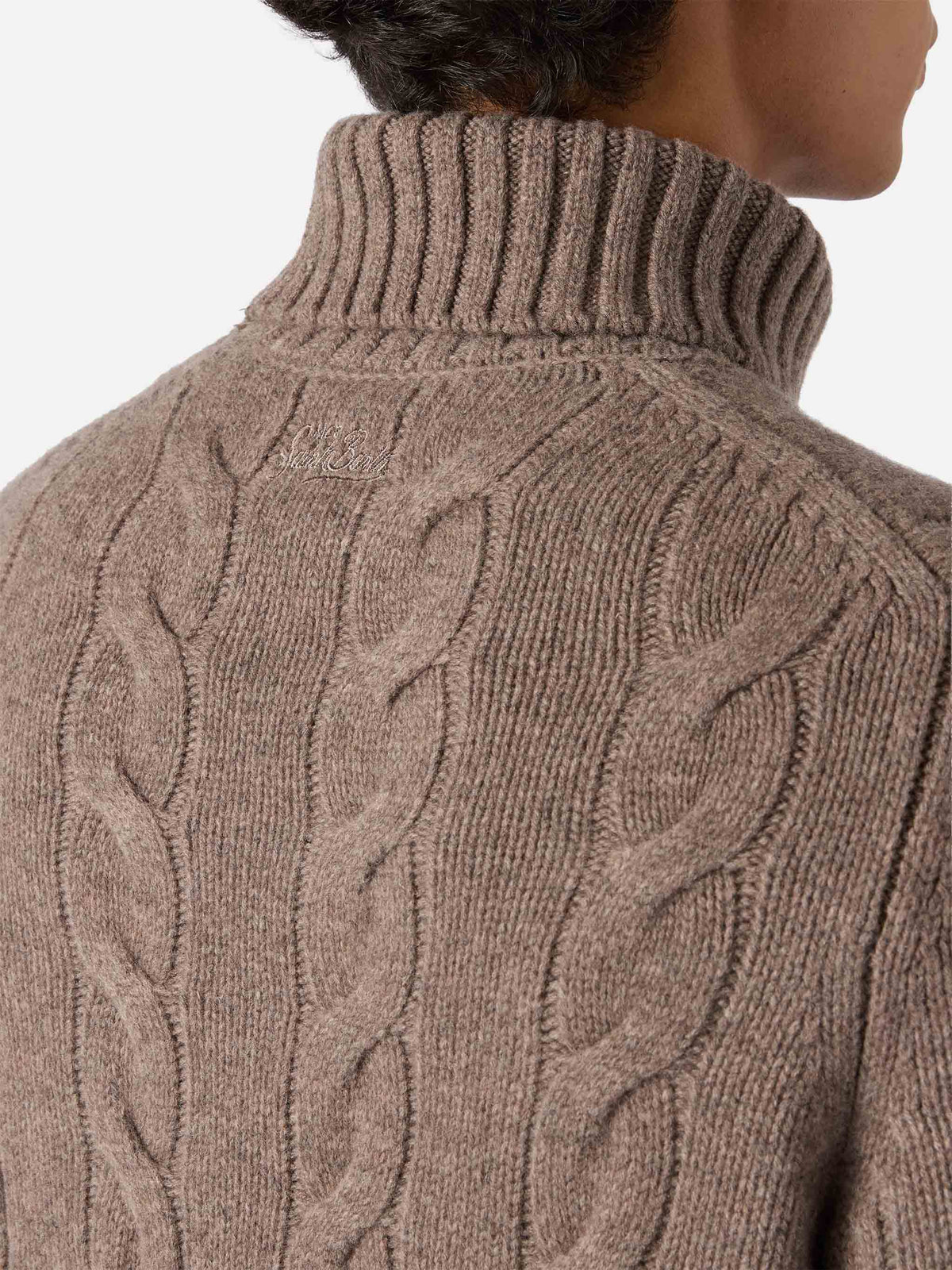 Maglia dolcevita Valdez Wool nocciola