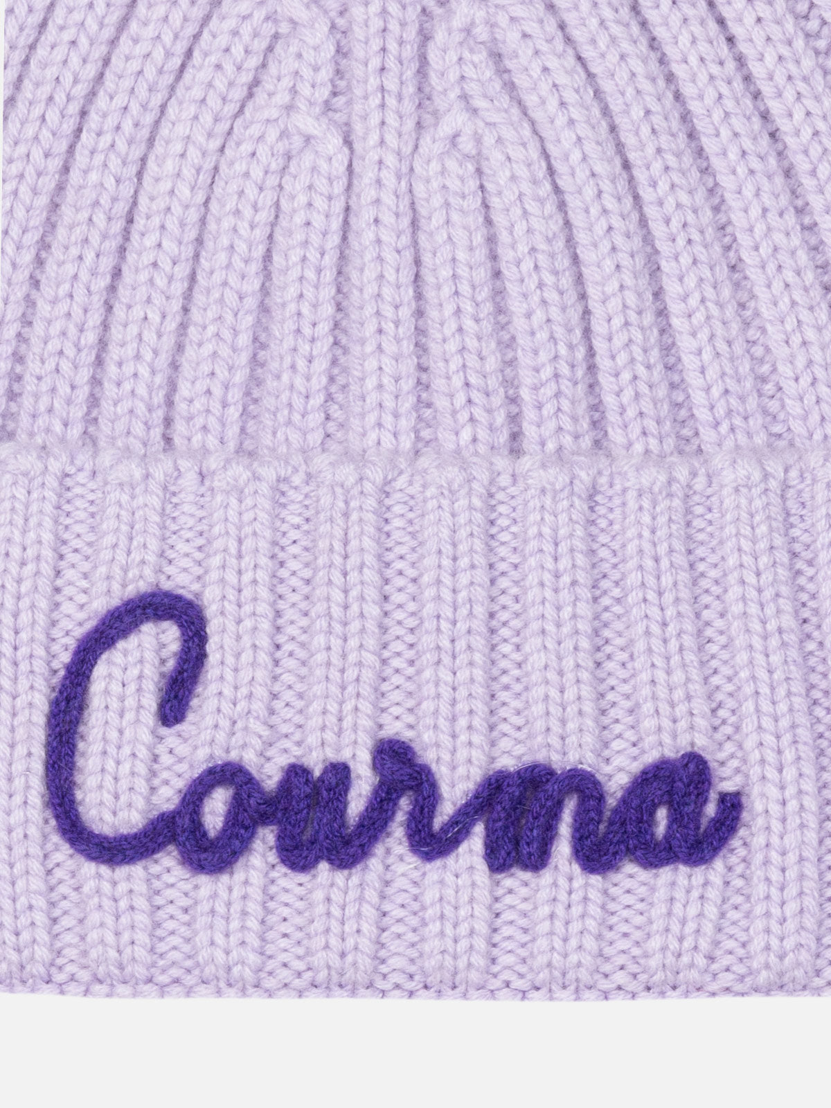 Girl lilac hat Wengen with Courma embroidery - MC2 Saint Barth