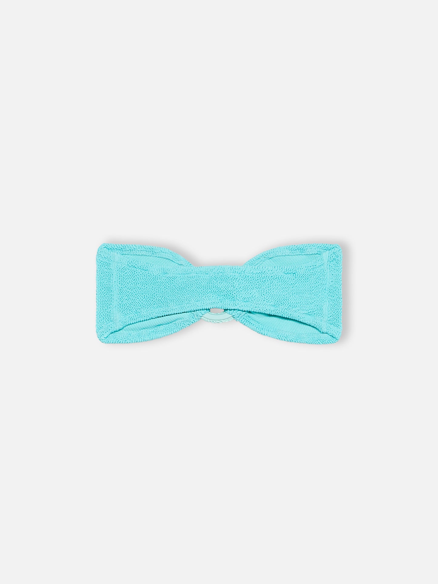 Wassergrüner Crinkle-Bandeau-Top-Badeanzug für Damen Yulia