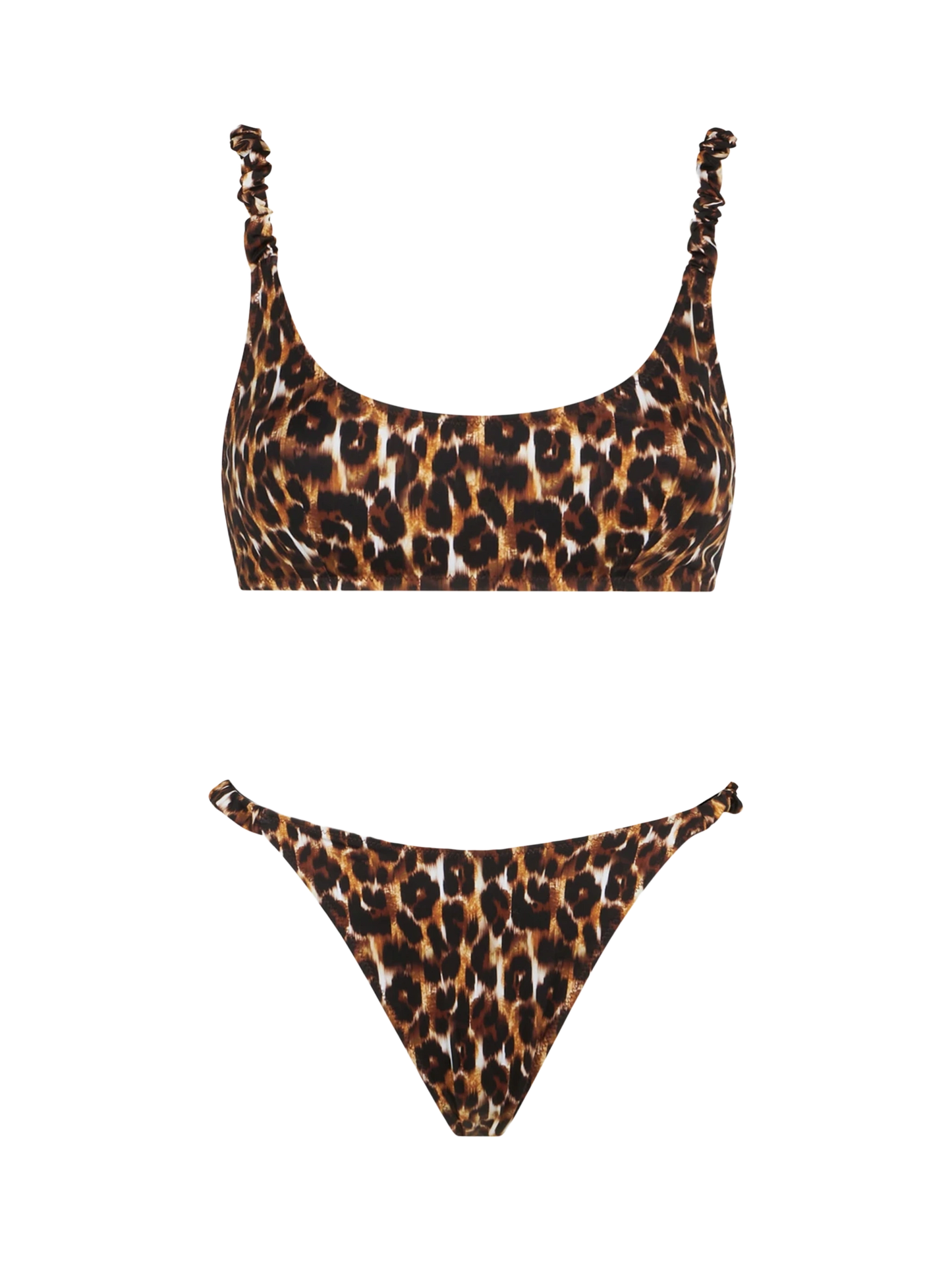 Woman bralette bikini with leopard print - MC2 Saint Barth