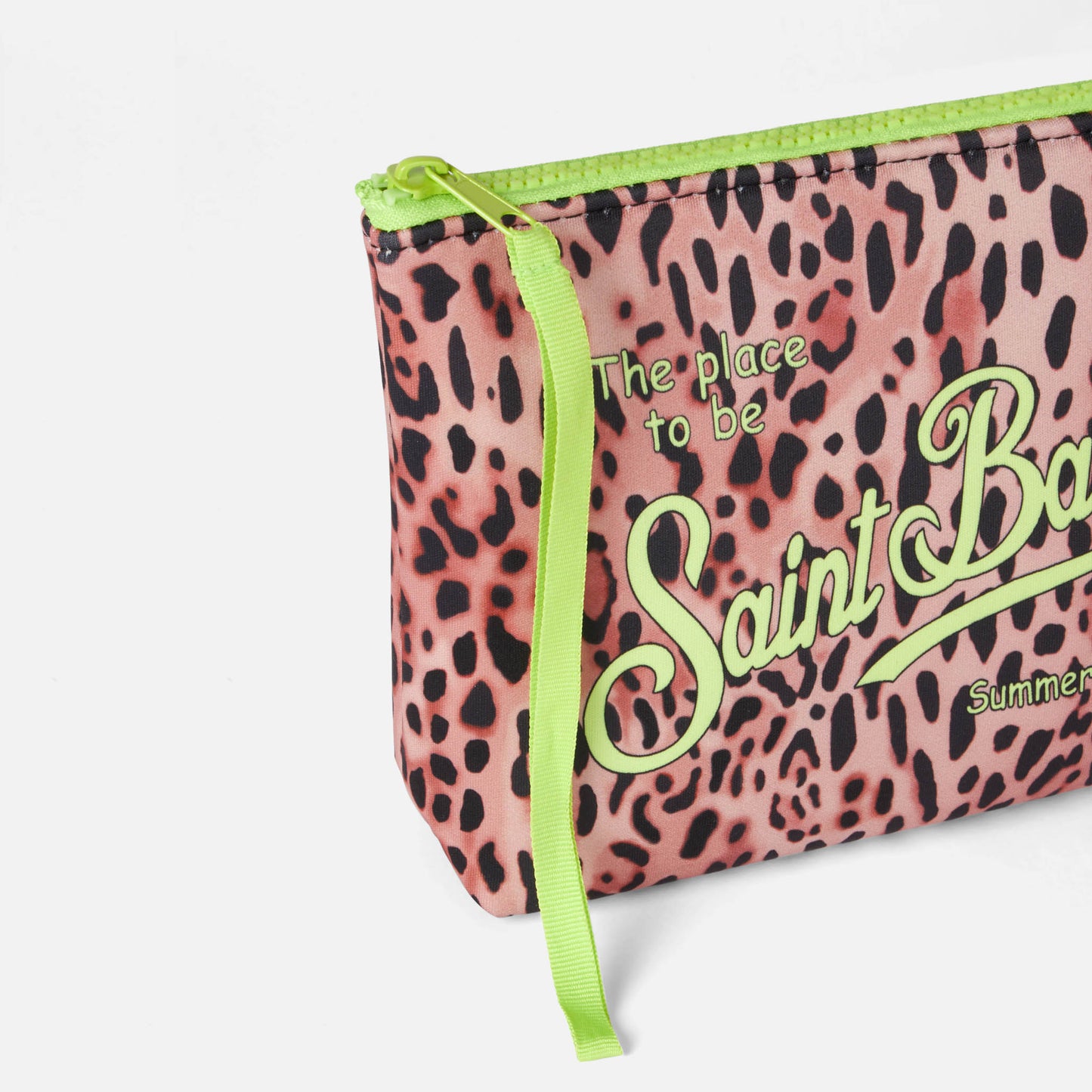 Aline scuba pochette with animalier print