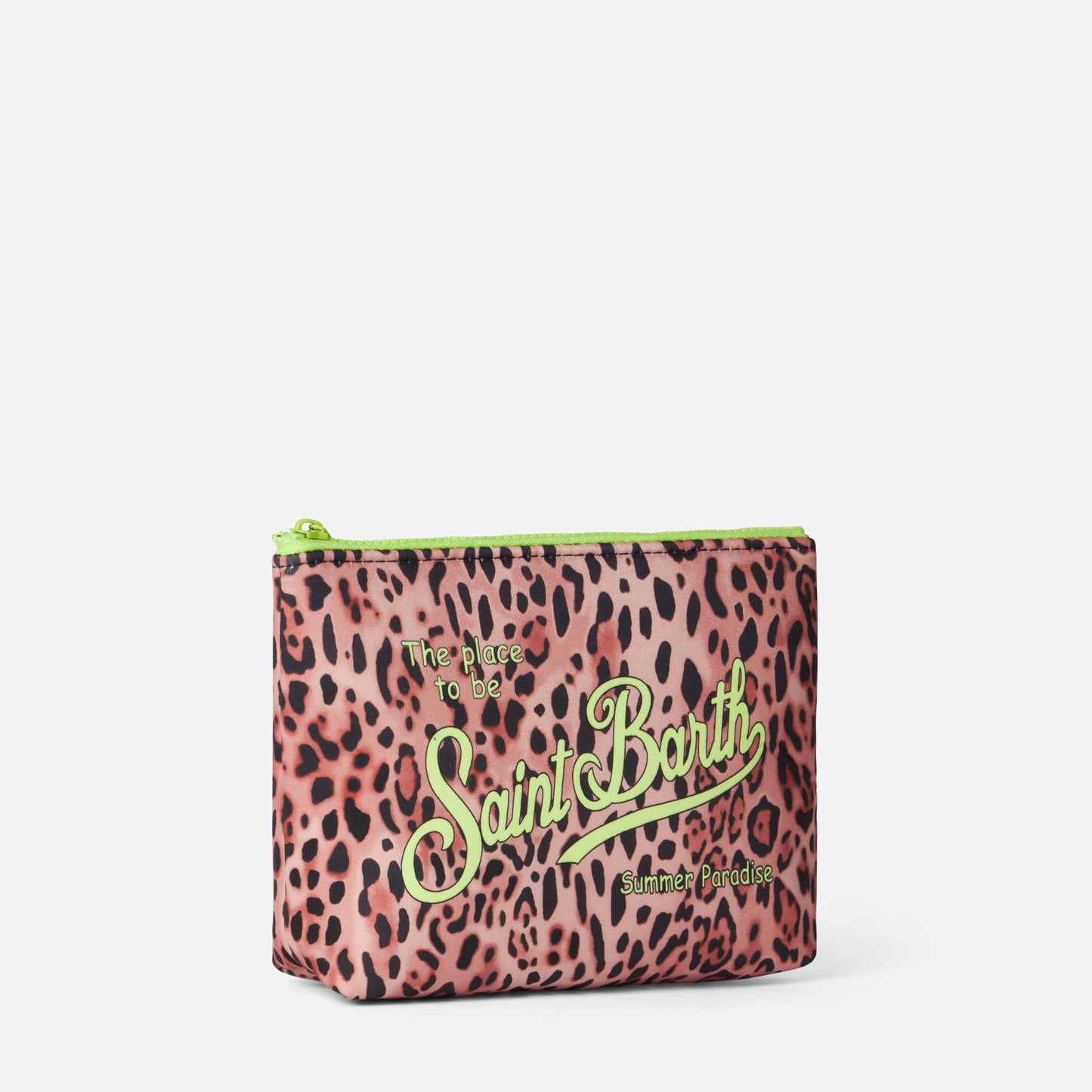 Aline scuba pochette with animalier print