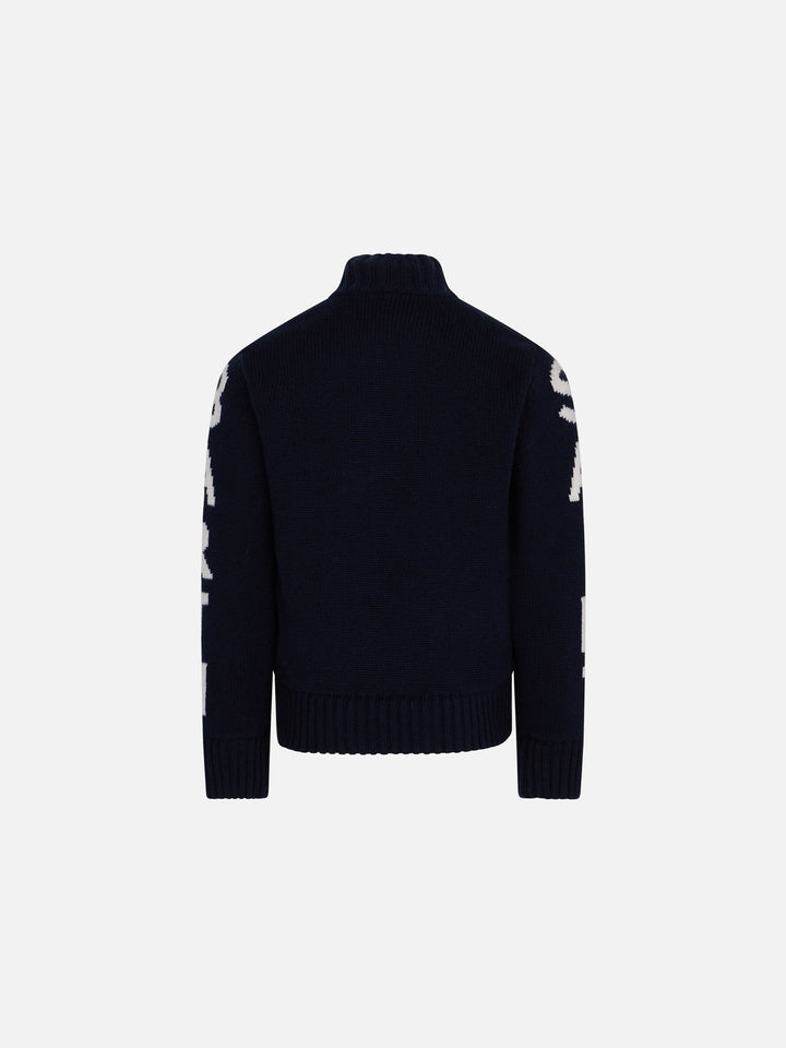 Boy blue padded jacket - MC2 Saint Barth