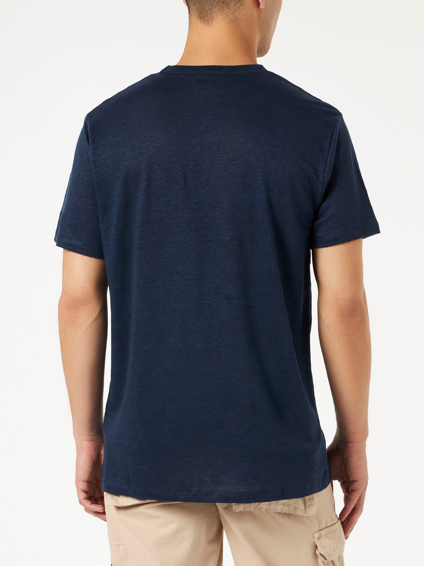 Man linen jersey t-shirt - MC2 Saint Barth