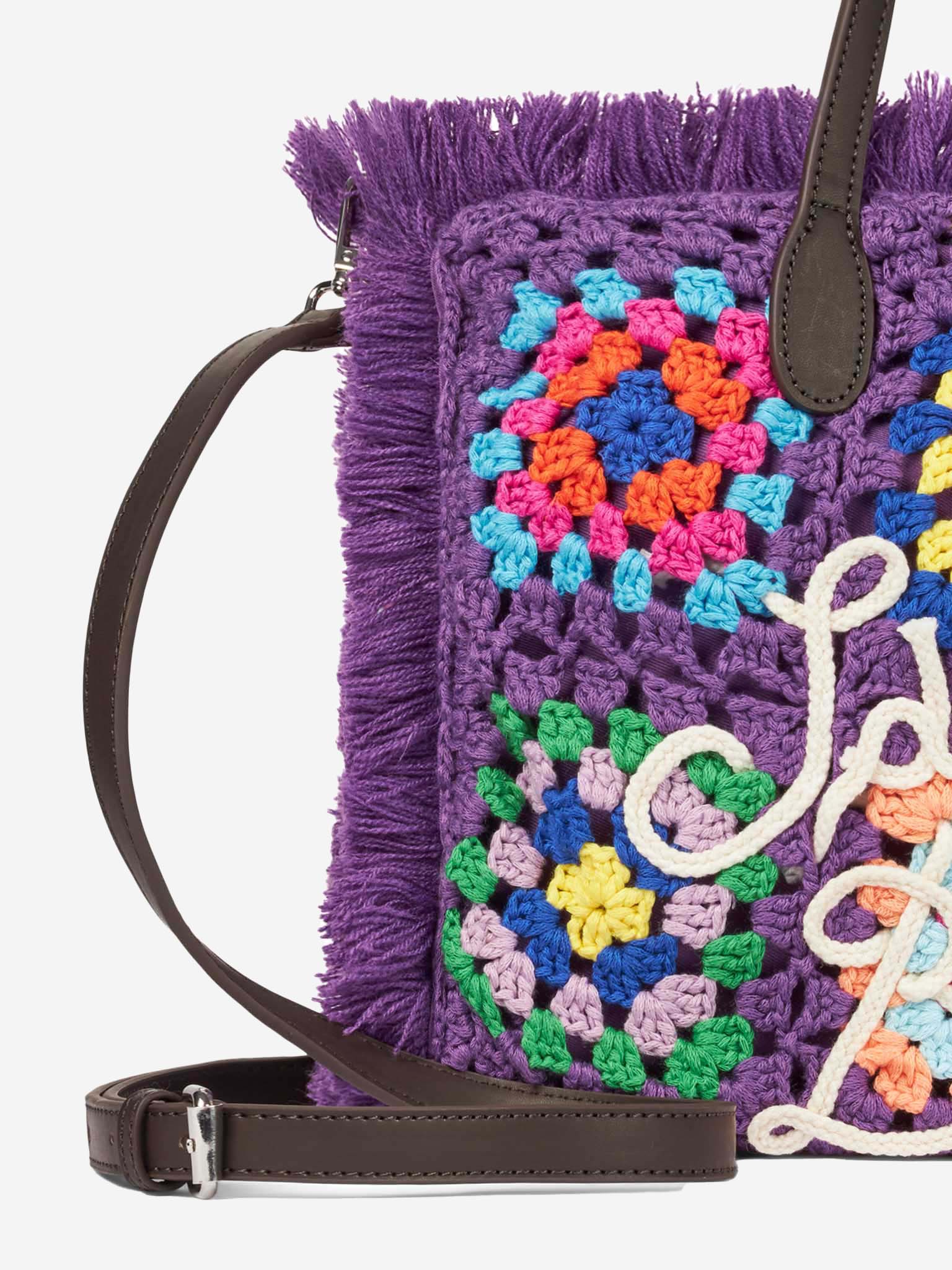 Colette crochet tiles handbag - MC2 Saint Barth