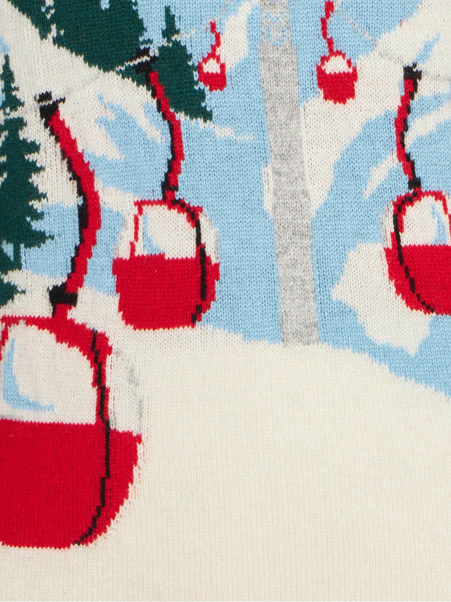 Maglione da bambino con stampa jacquard Courmayeur