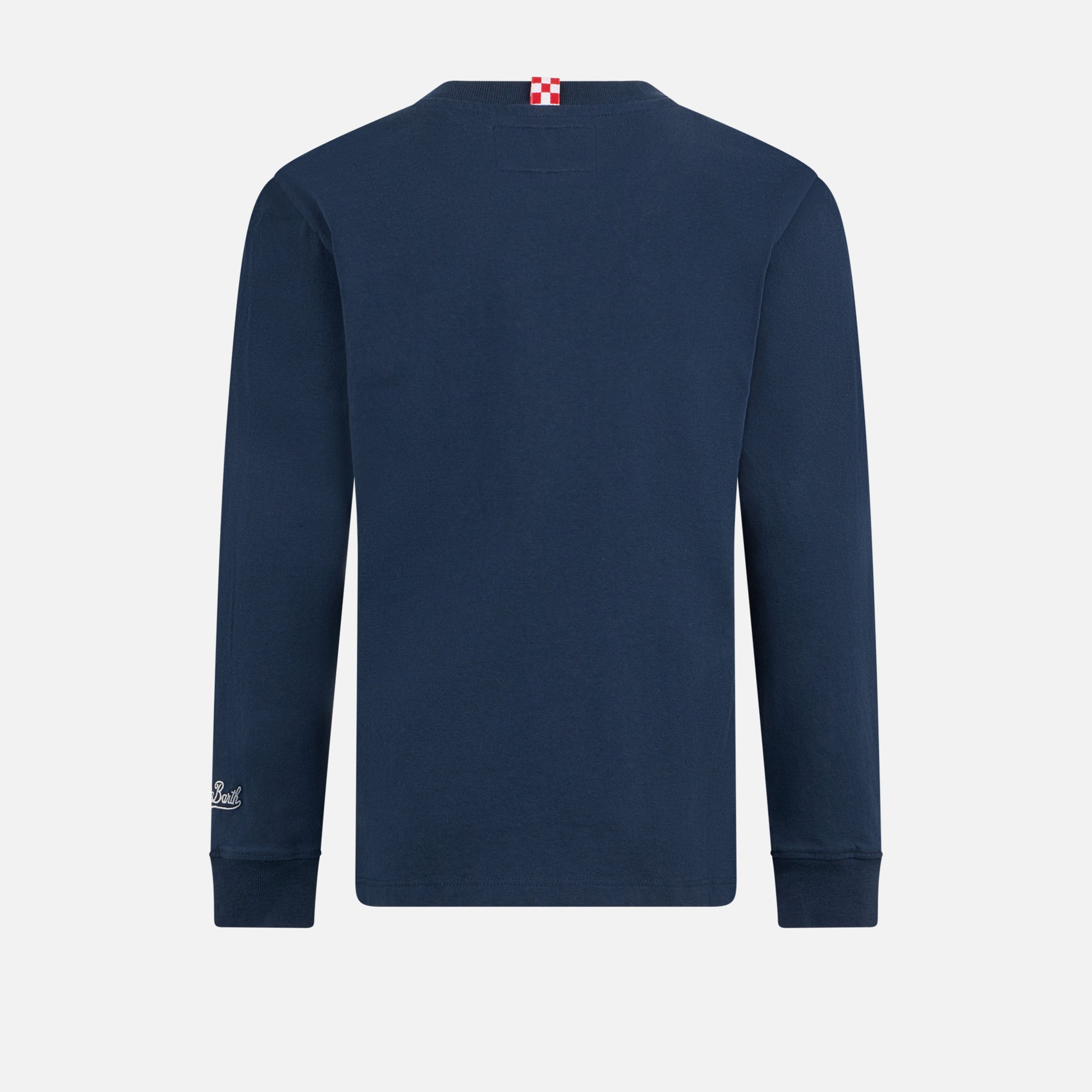 Boy heavy cotton t-shirt with Courma mountains car print - MC2 Saint Barth