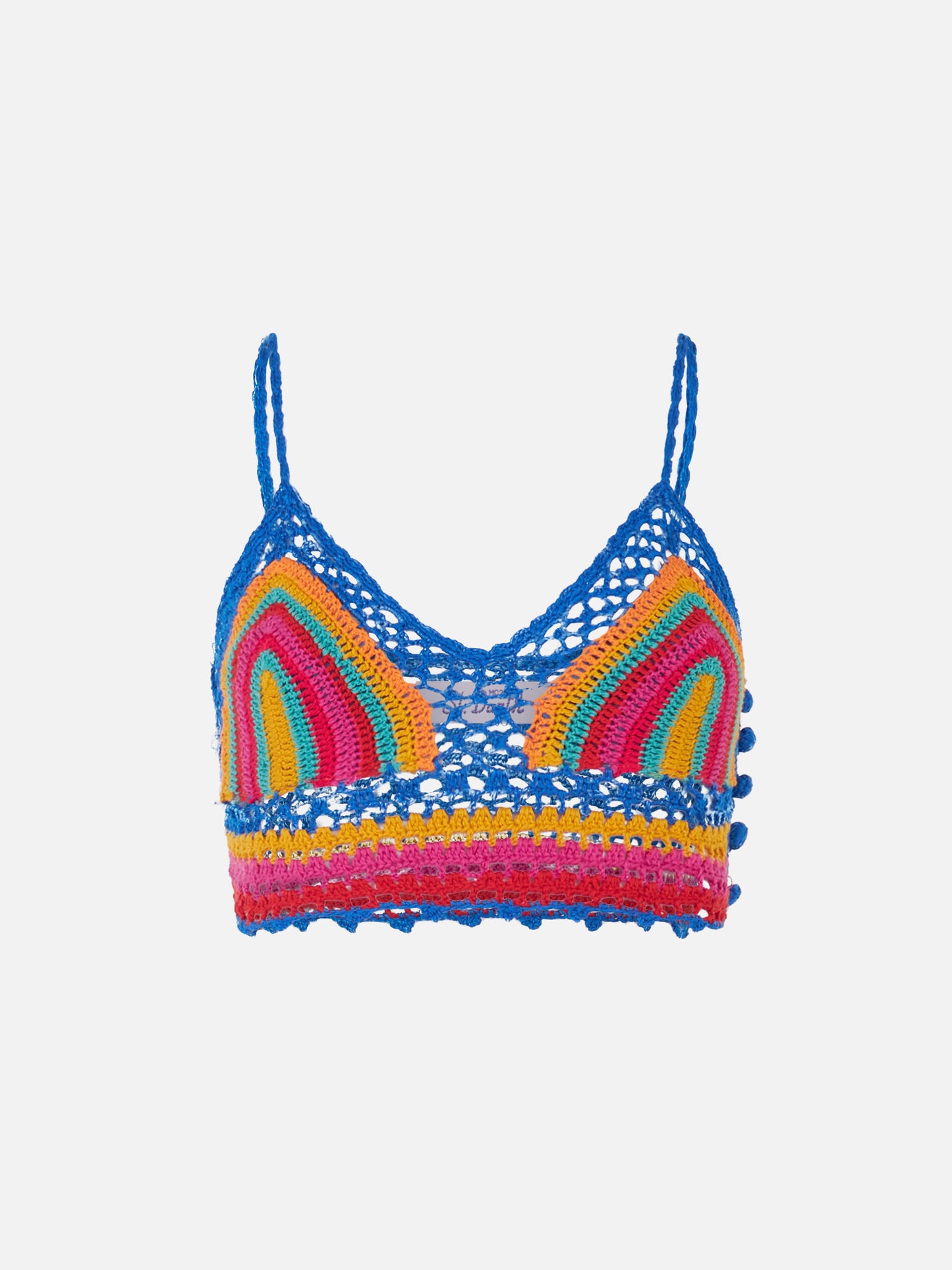 Multicolor crochet top - MC2 Saint Barth