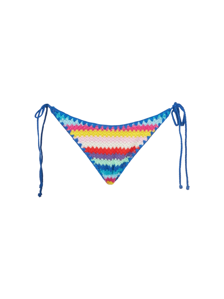 Woman crochet swim briefs with adjustable side laces - MC2 Saint Barth