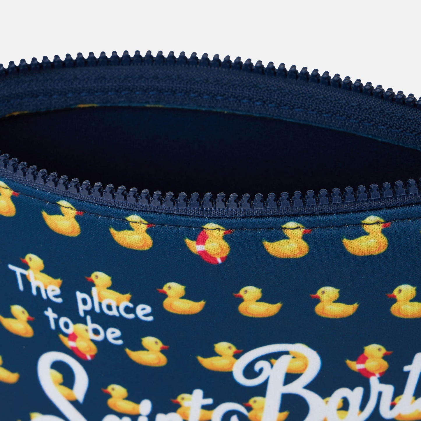 Aline scuba pochette with ducky print