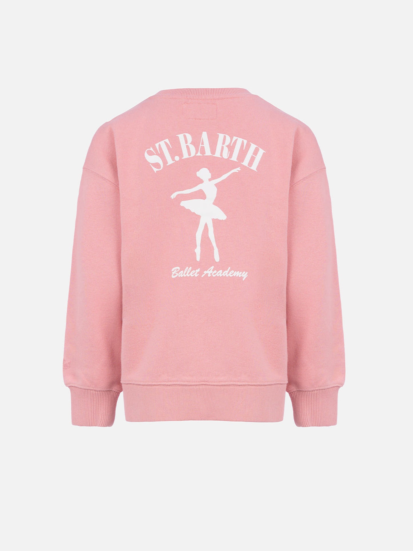 Girl crewneck sweatshirt Briony with St. Barth ballet academy print - MC2 Saint Barth