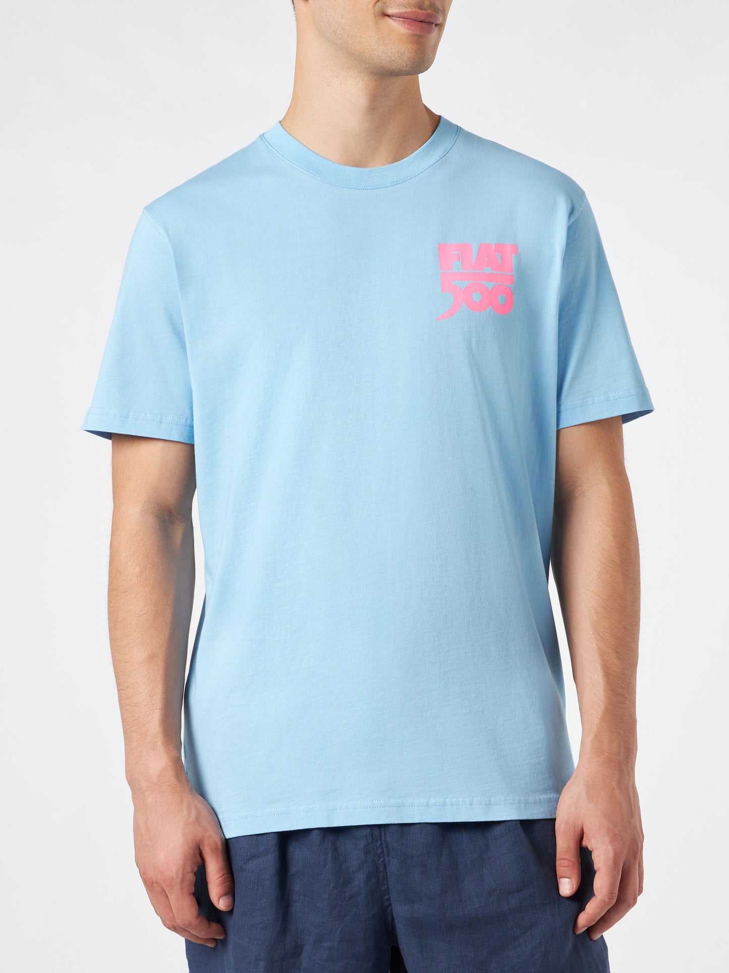 T-shirt uomo in cotone con stampa Fiat 500 | FIAT 500© EDIZIONE SPECIALE