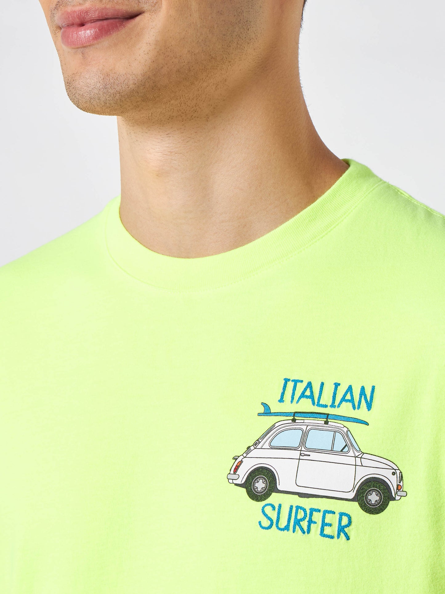 T-shirt uomo in cotone con stampa Fiat 500 | FIAT 500© EDIZIONE SPECIALE