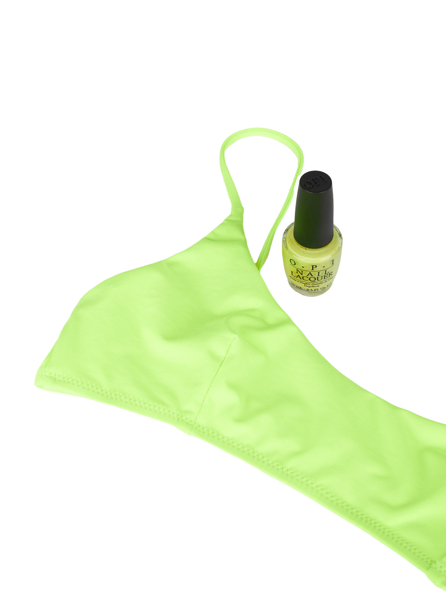 Damen-Bralette-Bikini in Neongelb