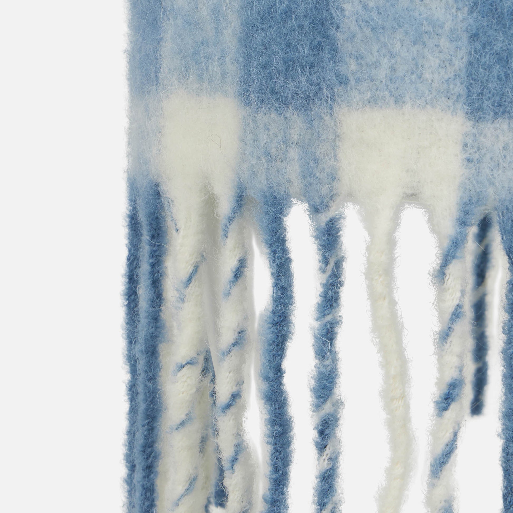 Girl fringed wooly skirt with check print - MC2 Saint Barth