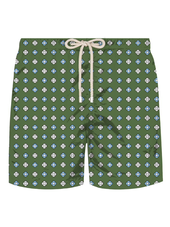 Costume leggero stretch Comfort Light con stampa cravatta