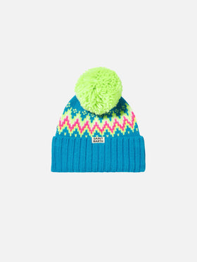 Girl beanie with pompon - MC2 Saint Barth