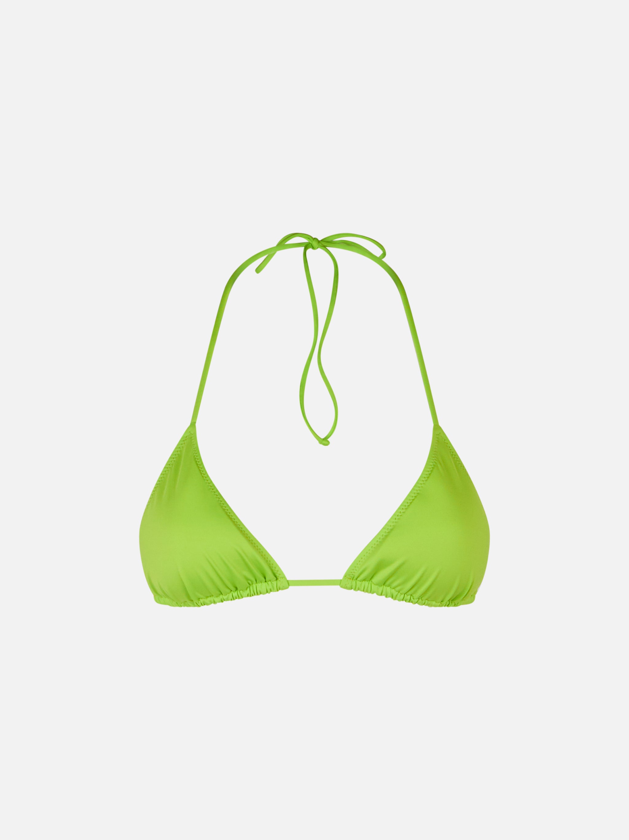 Triangle Bikini Top - Lime Green