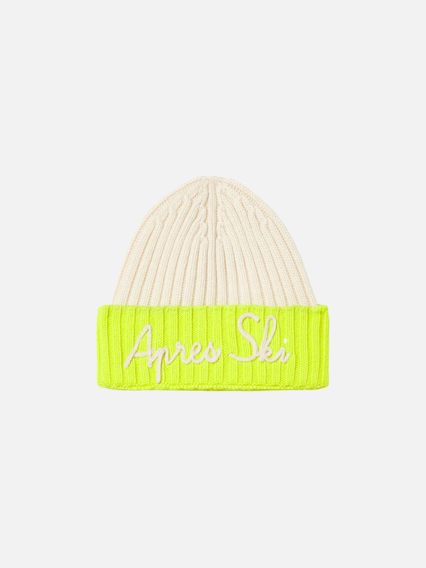 Boy knit beanie with Apres Ski embroidery - MC2 Saint Barth