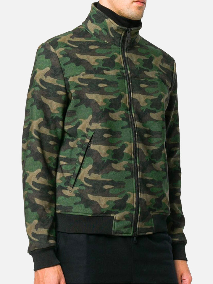 Man mid-weight camouflage bomber jacket Traveler - MC2 Saint Barth