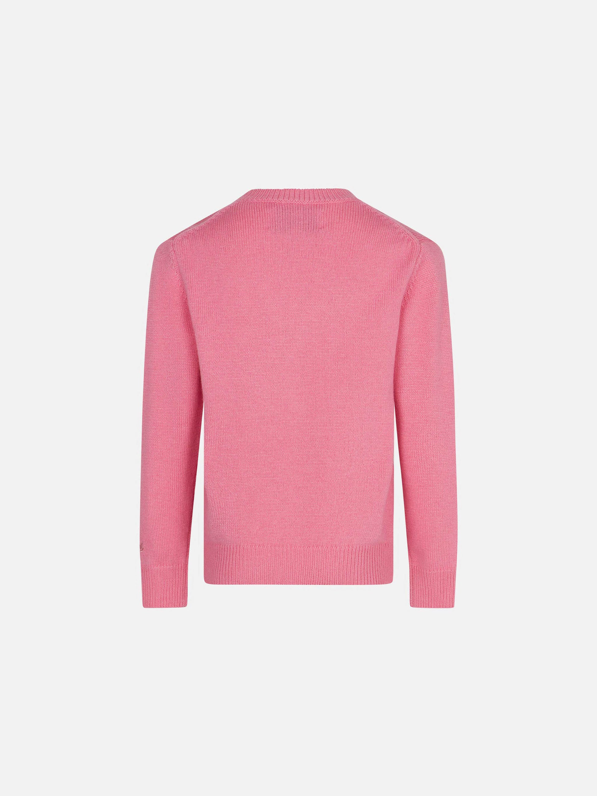 Girl crewneck sweater with bears embroidery - MC2 Saint Barth