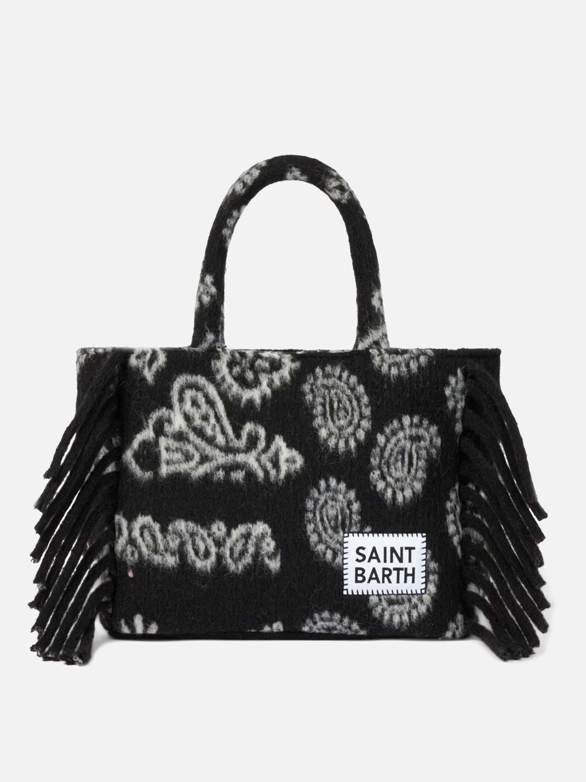 Colette blanket handbag with bandanna print - MC2 Saint Barth