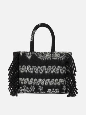 Colette blanket handbag with bandanna print - MC2 Saint Barth