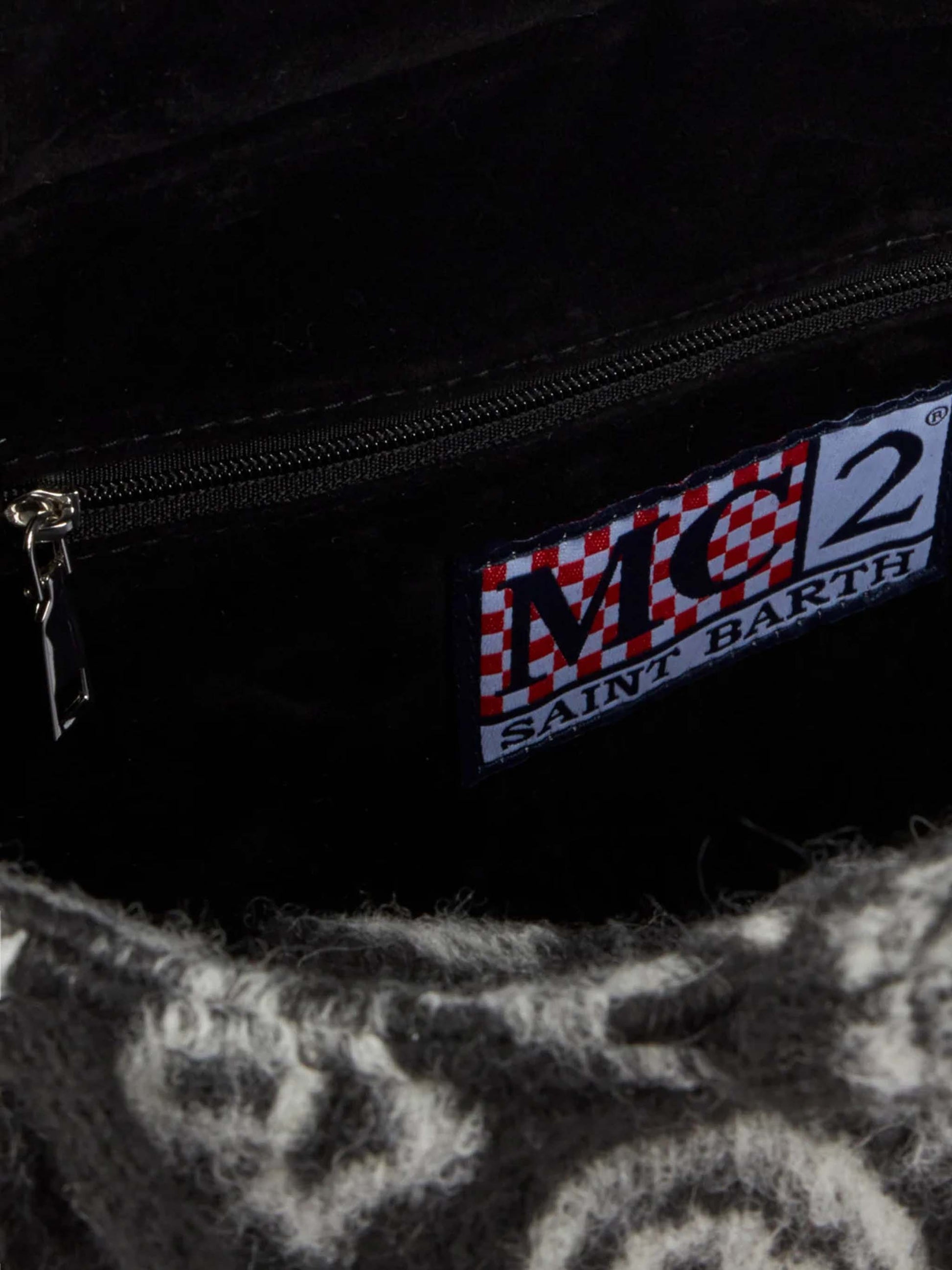 Colette blanket handbag with bandanna print - MC2 Saint Barth