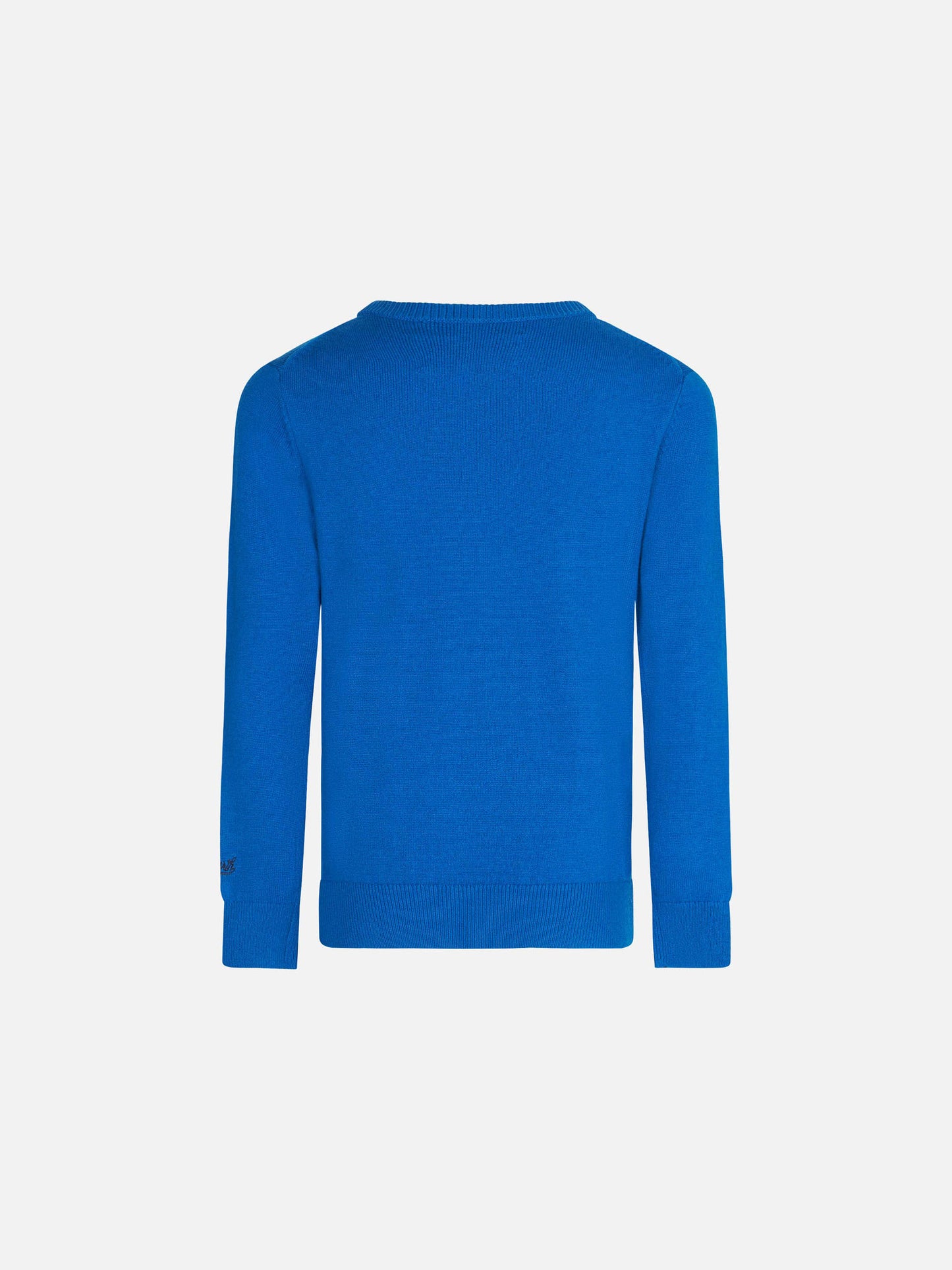 Boy sweater with mountains postcard print - MC2 Saint Barth