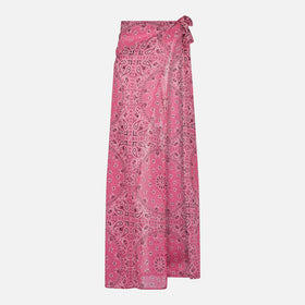 Cotton pareo with bandanna print - MC2 Saint Barth