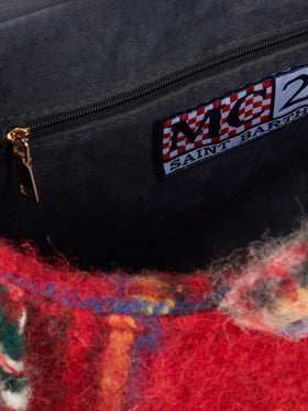 Colette blanket handbag with tartan print - MC2 Saint Barth