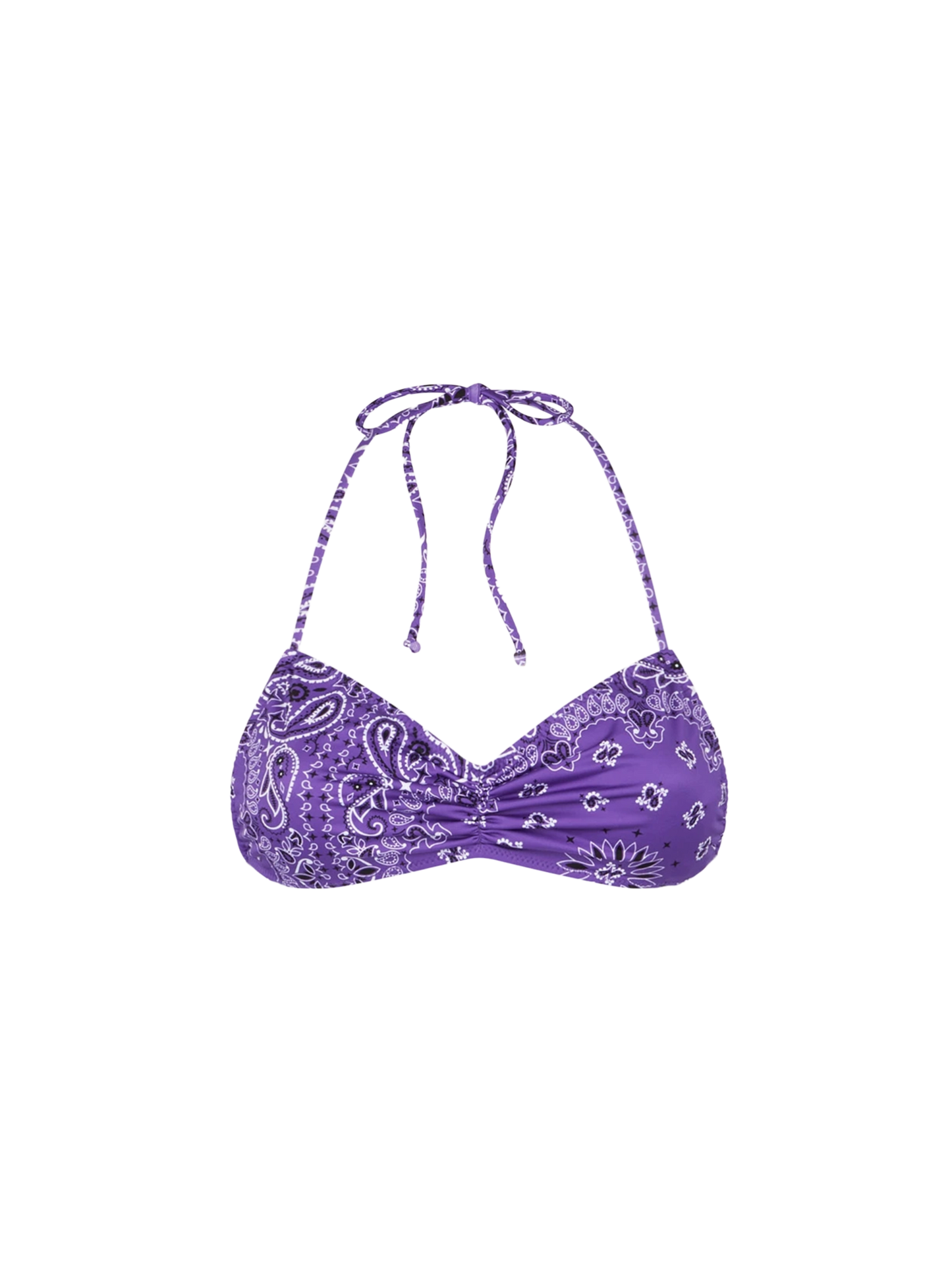 Bandeau-Badeanzug für Damen mit Bandana-Print